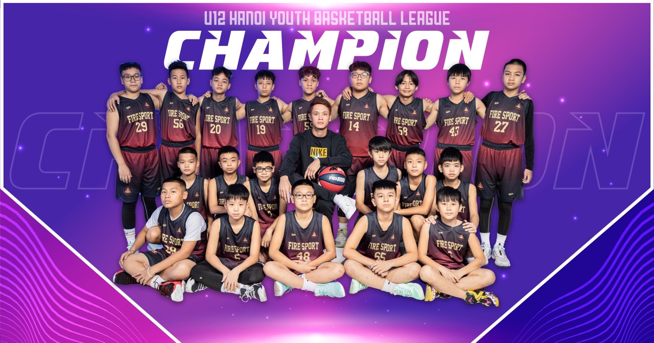 VÔ ĐỊCH HANOI YOUTH BASKETBALL LEAGUE U12 – 2023